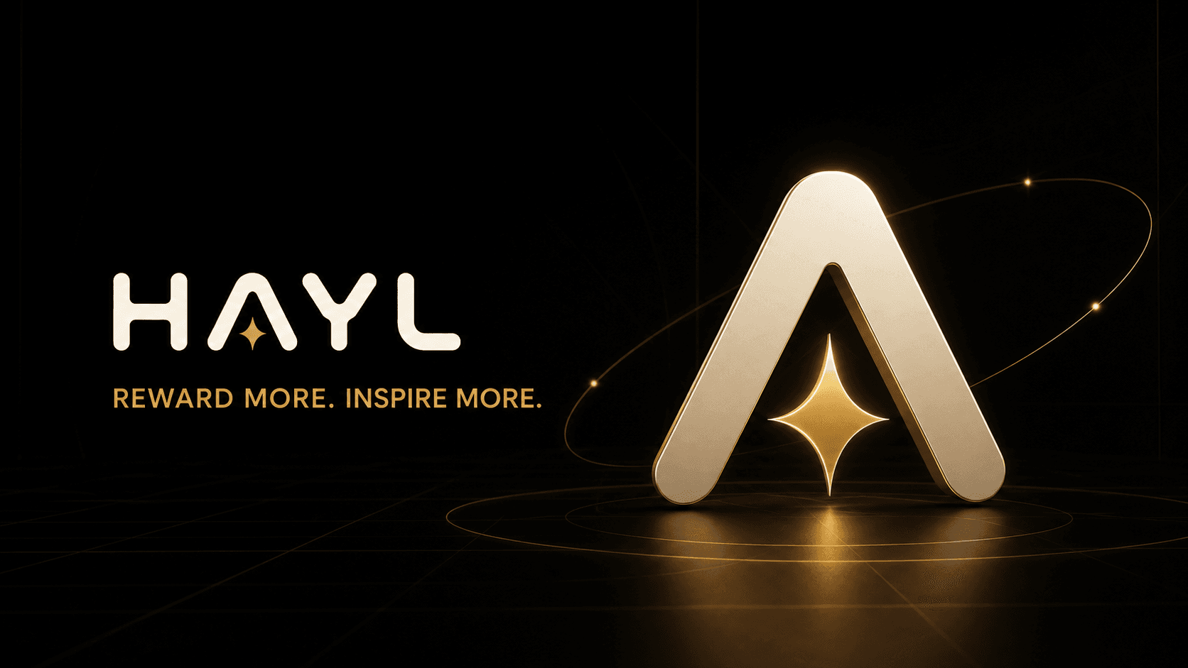HAYL A symbol with a gold spark